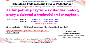 Ja też potrafię czytać